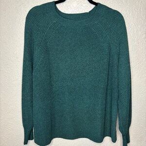 Jessica Simpson Green Classic Long Sleeve Pullover Sweater Women's Size XL